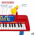 Miniatyrbild 3 av 10: Tangentbord 37 Tangenter Bontempi 43 x 56 x 23 cm (2 antal)
