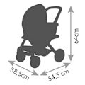 Miniatyrbild 4 av 5: Dockvagn Smoby Maxi-Cosi Pushchair 64 cm