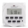 Sinotimer 15,98 tum LCD digital timer 12V DC 7 dagar programmerbar timer Tm618n-4 maj.5