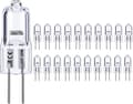 20-pack G4 Halogenlampor Varmvit 20W Stiftlampor (20-p 20W (20-Pack)