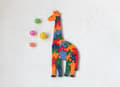 Träpussel Giraff Från Oxford Med Siffror Och Bokstäver - 3 År