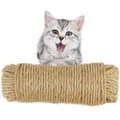 50m Sisaltau til klorestativ for katter - Naturlig hamptau, 1/4 tomme, 50 meter