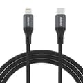 Dudao Flätad USB-C till Lightning-kabel 30W 2m - Svart