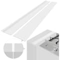 Spislist håller rent mellan spis och skåp 61,5 cm 2-pack Vit Vit