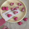Pikkukuva 4 / 8: 6 kpl / set Peach Heart Mini -hiusneulat ja Sweet Pink Bangs -pidike A2