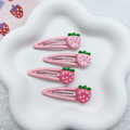 Pikkukuva 5 / 8: 2kpl e Sweet Strawberry Hiusneula Ihana vaaleanpunainen hiusklipsit Tytöt Ha A2