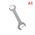 Miniatyrbillede 1 af 5: Tyndt Dobbelthoved Open End Dual Use-End Ultratynd bilhånd til A5