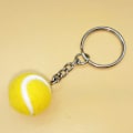 Pikkukuva 1 / 8: 1PC Avainnippu Tennis Ball Metal Avaimenperä Auton Avaimenperä Avaimenperä yellow