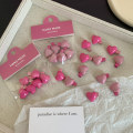Pikkukuva 3 / 8: 6 kpl / set Peach Heart Mini -hiusneulat ja Sweet Pink Bangs -pidike A2