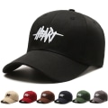 Miniatyrbilde 3 av 8: Broderi Brev Høst Vinter Baseball Cap Herre Dame Justerab Gray