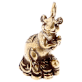 Pikkukuva 3 / 8: 2020 uudenvuoden lahja Lucky mouse rot vuosi Pöytäsisustus Copper Wealt