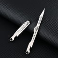 Miniatyrbillede 8 af 8: Mini oplukker Skalpel Titanium Alloy G10 Håndtag, folde O