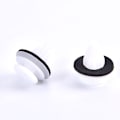 Pikkukuva 5 / 5: 50 kpl Universal Auto Fastener Clips Kiinnittävät ovipaneelin pidikkeet White