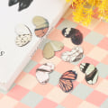 Miniatyrbilde 4 av 5: 4 stk/Pakke Butterfly Magnetic Bookmarks Magnet Sidemarkører