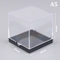 Miniatyrbild 1 av 8: 1 st förvaringsbox lock Ädelstensvisning Mynt Klar behållare Spec A5