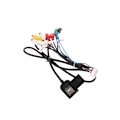 Miniatyrbillede 5 af 8: Bilradiokabel 20-pin RCA-udgang AUX ledningsnet Ledningstilslutning 7 Head