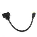 Pikkukuva 7 / 7: HDMI-jakajakaapeli uros 1080P-kaksois-HDMI-naaras, 1-2-suuntainen