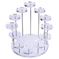 Cupcake Stand Akryl Display Stand For smykker Kake Dessert Ra Transparent 12