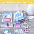Miniatyrbilde 1 av 8: DIY Quiet Book Doudou Book Barn Jenter Pedagogisk Håndlaget A2