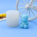 Miniatyrbild 3 av 6: e Little Bear Aromaterapi Ljus Form Bakmousse C