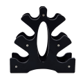 Miniatyrbilde 4 av 5: 3-lags hanteloppbevaringsstativ Hjemmekontor Gym Dumbell Black