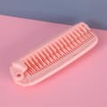 Bärbar resevikbar hårkamborste Massage hårkammare Pink