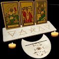 Miniatyrbilde 5 av 5: 2/4stk Tarotkortstativ i tre for Witch Divination Tools Displ 1