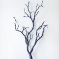 Miniatyrbillede 1 af 8: Kunstig Lang Trægren DIY Fest Sort Dekoration Mørk Tr Blue