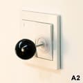 Miniatyrbilde 1 av 8: Joystick Ball Switch-klistremerke Kuleformet lysbryterforlenger A2