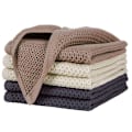 Pikkukuva 3 / 8: Puhdistusliina Kotitalouksien vahva imukykyinen Rag Waffle Cotton Kit Dark blue