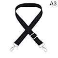 Miniatyrbillede 1 af 8: Skuldertaske strop Mode bred erstatning nylon strop til taske A3