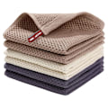 Pikkukuva 2 / 8: Puhdistusliina Kotitalouksien vahva imukykyinen Rag Waffle Cotton Kit Dark blue