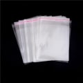 Miniatyrbilde 3 av 8: 100 stk/pose OPP Clear Seal Selvklebende plastsmykker Hjem Pa 10*18CM