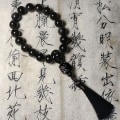 Pikkukuva 6 / 8: Tupsu rannerengas käsin kierretty helmi Buddhalainen Rosary Riipus helmi Ch C