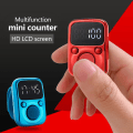 Miniatyrbillede 3 af 8: Finger Counter Luminous Finger Ring Elektrisk Digital Display Ta Black