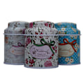 Miniatyrbild 7 av 8: Flower Design Metal Socker Kaffe Te Plåtburk Container Candy Se