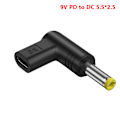 Miniatyrbild 1 av 8: USB C PD till power Universal 5/9/12V Typ C till likström J 9V-5.5x2.5