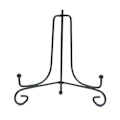 Miniatyrbillede 2 af 5: Jern Display Stand Sort Jern Staffeli Plade Display Foto Holder 7inch