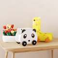Miniatyrbild 6 av 8: 1:12 Dockhus Miniatyr Panda Trolley Giraffe förvaringskorg F Panda