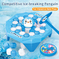 Pikkukuva 4 / 8: Ice Breaking Save The Penguin Trap -lautapeli Vanhempi-lapsiperhe