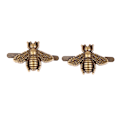 Miniatyrbillede 1 af 8: 2 stk metal bi form dekoration spænde taske Clip lås hardware Bronze