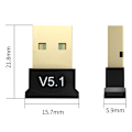 Miniatyrbillede 7 af 7: Højkvalitets USB 5.1 Bluetooth-adapter Bluetooth-kompatibel Ada