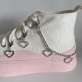 Pikkukuva 2 / 8: Charm Tassel Heart Riipus saappaiden kenkäketjukorut trendikkäälle S F