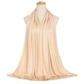 Miniatyrbilde 1 av 5: 1 stk Hijab skjerf For muslimske kvinner Sjal Hijabs Modal Woman Turba Beige