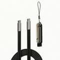 Miniatyrbild 6 av 8: 240W 2-i-1 USB C till Type C Snabbladdande Vikbart Fäste Data Gray