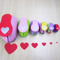 Miniatyrbillede 3 af 8: DIY Heart Shape EVA Foam Punch Paper Punch Håndlavet Puncher Rou 25mm
