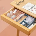 Miniatyrbillede 6 af 8: Skuffe Organizer Bakke Sæt White