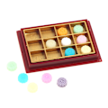 Miniatyrbillede 3 af 5: 1:12 Dukkehus miniture simulering Mooncake Model Decoration A