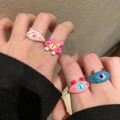 Pikkukuva 4 / 8: n Suosittu e Style Eläinsormus Muoti Persoonallisuus Charm Finger 2