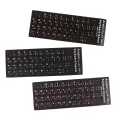 Miniatyrbillede 7 af 8: 1 stk arabisk tastatur klistermærker Sprog bogstav Tastatur Cover til E